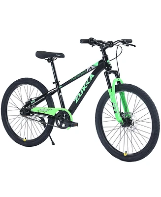 Simplie Fun Mountain Bike,24 Inch Mtb for Boys and Girls Age 9-12 Years