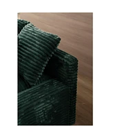 Modern Luxury Sofa Couch for Living Room Quality Corduroy Upholstery Sleeper Sofa Bed Daybed Green
