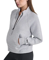 Dkny Women's Brooklyn Scuba Quarter-Zip Sweatshirt