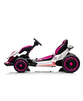 Streamdale Furniture Electric go karts, battery powered ride karts suitable for children aged 6-15, outdoor drift