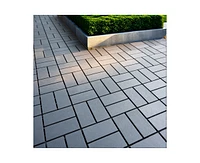 Streamdale Furniture 54 Pack Interlocking Plastic Deck Tiles - 12" x12" Square - Waterproof Outdoor - Poolside Balcony Backyard Decking Tiles