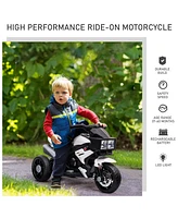 Streamdale Furniture 6V Kids Motorcycle Ride-on Toy for Toddlers and Up to 5 Years Old, High-Traction Battery-Operated Ride