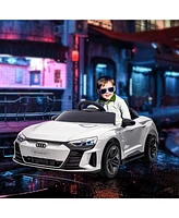 Simplie Fun Kids Ride on Car, 12V Licensed Audi Rs E-tron Gt 3.1 Mph Electric Car for Kids, Ride