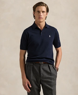 Polo Ralph Lauren Men's Cotton Polo-Collar Sweater