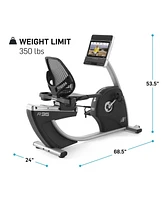 NordicTrack Commercial Series R35 iFIT-enabled Recumbent Exercise Bike with 14” Touchscreen