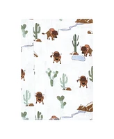 Hudson Baby Boys Cotton Flannel Burp Cloths -Pack, Wilderness