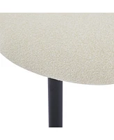 Modern Toothpick Dining Chairs with Curved Backrests (Set of 2)