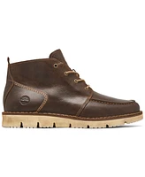 Timberland Men's Westmore Leather Lace-Up Casual Moc Toe Boots from Finish Line