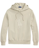 Polo Ralph Lauren Men's Leather-Pony Double-Knit Hoodie