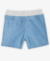 First Impressions Baby Chambray Shorts, Exclusively at Macy's