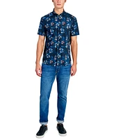 Society of Threads Men's Performance Stretch Floral Shirt