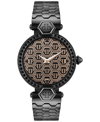 Philipp Plein Women's Plein Couture Black Ion Plated Bracelet Watch 32mm