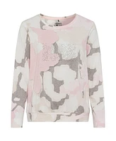 Olsen Women's Long Sleeve Pastel Camo T-Shirt