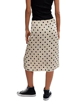 Free People Women's Analise Printed Button-Front Midi Skirt