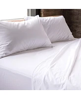 Bokser Home 100% Cotton Percale Flat Sheet Separate - King/Cal King