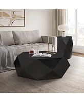 Simplie Fun Hanniel End Table, Black Finish