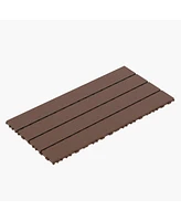 Streamdale Furniture 2FT Patio Deck Tiles, Diy Module Interlocking Decking Tiles Floor Tile, Easy and Quick Installation Court Tiles for Porch Poolsid