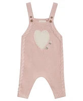 Guess Baby Girl Bodysuit, Sweater Coverall and Bootie, 3-Piece Set