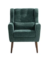 Slickblue Modern Chenille Arm Chair Upholstered Armchair for Living Room Comfort and Style