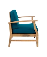 Perla Club Chairs Set Of 2, Blue