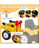 Streamdale Furniture Digger Ride-on Truck Kids Car with Horn, Excavator Ride