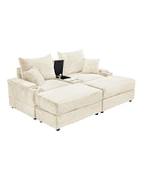 Streamdale Furniture Beige Loveseat