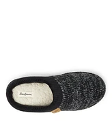 Dearfoams Men's Asher Marled Knit Clog House Slipper