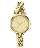 Kate Spade New York Women's Holland Three-Hand Gold-Tone Watch 34mm