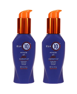 It's A 10 Miracle Oil Plus Keratin 3 oz 2 Pack