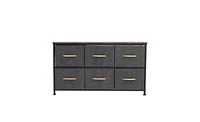 Slickblue 3-Tier Wide Drawer Dresser for Stylish Storage and Organization Solutions