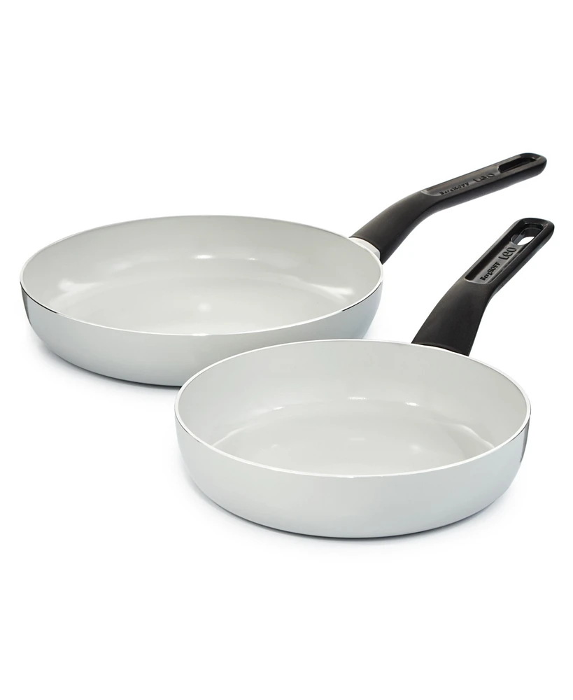 BergHOFF Leo Glints 2pc Nonstick Ceramic Fry Pan Set, Spirit