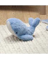 Lambs & Ivy Bubbles & Squirt Soft Plush Blue Whale Stuffed Animal Toy