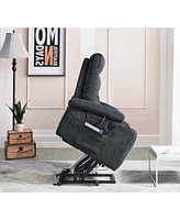 Slickblue Electric Power Lift Recliner Chair with Massage and Heat Function for Elderly Comfort and Support