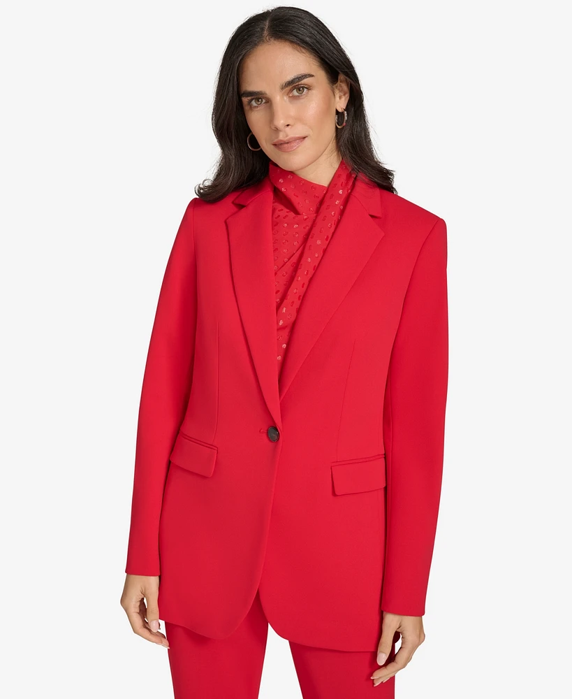 Calvin Klein Women's One-Button Jacket