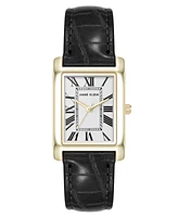 Anne Klein Women's Quartz Signature Crocograin Leather and Gold-Tone Alloy Metal Watch