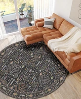 Dalyn Hatay HY5 8'x8' Round Area Rug