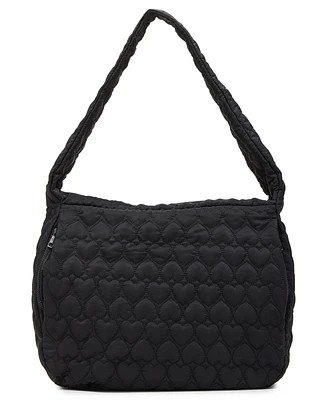 Madden Girl Nellie Heart Hobo Bag