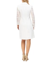 Vince Camuto Petite Collared Lace Blazer Dress