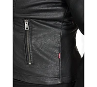 Levi's Plus Trendy Faux Leather Moto Jacket