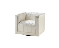 Hulala Home Rosana Modern Upholstered Swivel Chair