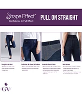 Gloria Vanderbilt Plus Pull-On Straight-Leg Jeans