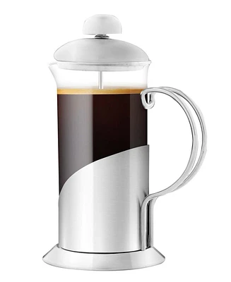 Ovente 3 Inch, French Press Carafe Coffee & Tea Maker, 4 Filter Stainless Steel FSL12S