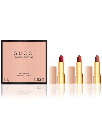 Gucci 3-Pc. Mini Matte Lipstick Festive Gift Set