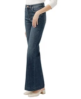 Silver Jeans Co. Women's Isbister High Rise Flare Luxe Stretch