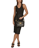 Donna Karan New York Valley Stream Small Leather Satchel