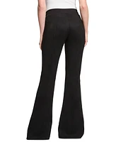 Guess Women's Scuba Suede Slit-Front Tie-Waist Pants