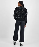 Guess Women's Riley Sequined Cardigan