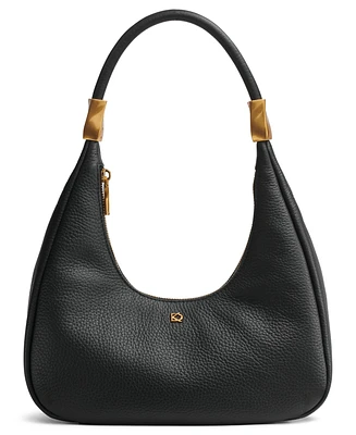 Donna Karan Quogue Leather Small Hobo Shoulder