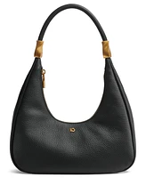 Donna Karan Quogue Leather Small Hobo Shoulder