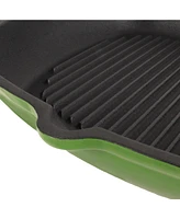 BergHOFF Neo 2pc Cast Iron 11" Grill Pan with Steak Press